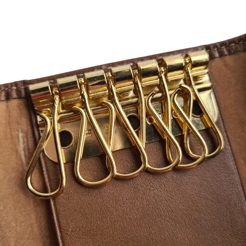 Vintage Artex Tan Leather Key Holder - Picture 8 of 11